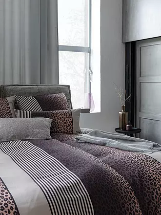 JOOP | Satin Bettwäsche LEO 70x90cm / 140x200cm Stone | 